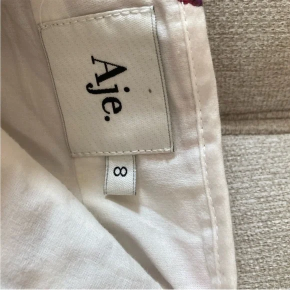 Aje Floral Bubble Mini Skirt Like New Size 8 - Picture 4 of 8